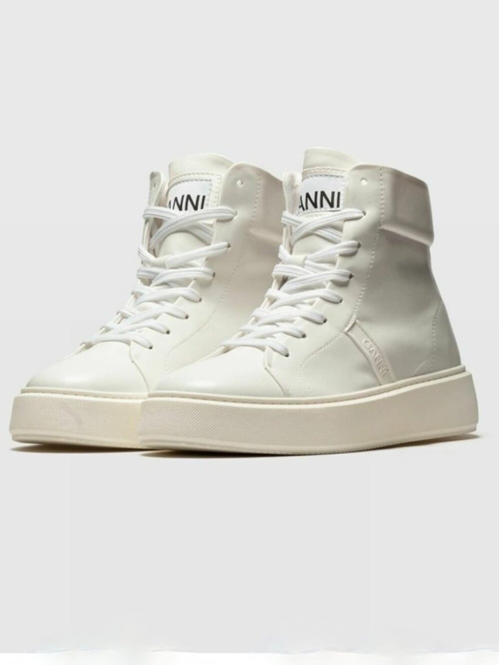 Ganni Sporty Mix Cupsole High Top Sneaker